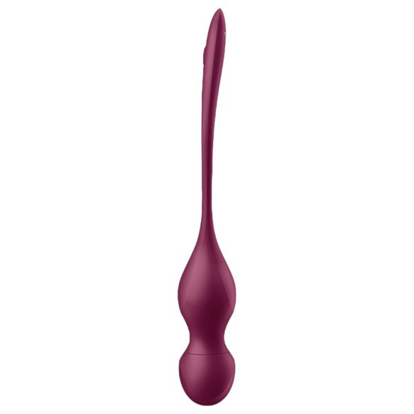 Satisfyer Love Birds Vary - bækkenbundskugle - justerbar smart - rød