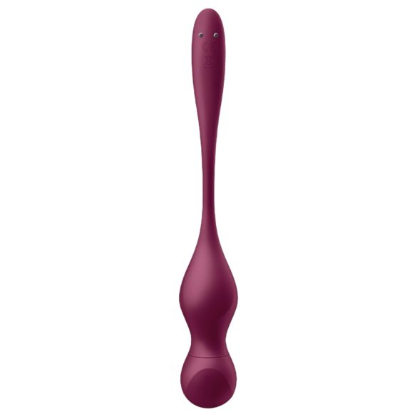 Satisfyer Love Birds Vary - bækkenbundskugle - justerbar smart - rød