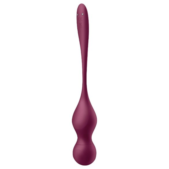 Satisfyer Love Birds Vary - bækkenbundskugle - justerbar smart - rød