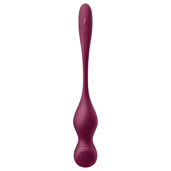 Satisfyer Love Birds Vary - bækkenbundskugle - justerbar smart - rød