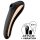 Satisfyer Dual Kiss - genopladelig vaginal- og klitorisvibrator (sort)
