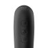 Satisfyer Dual Kiss - genopladelig vaginal- og klitorisvibrator (sort)