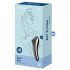 Satisfyer Dual Kiss - genopladelig vaginal- og klitorisvibrator (sort)