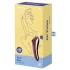 Satisfyer Dual Kiss - 2i1 vibrator - vaginal og klitoris - lilla
