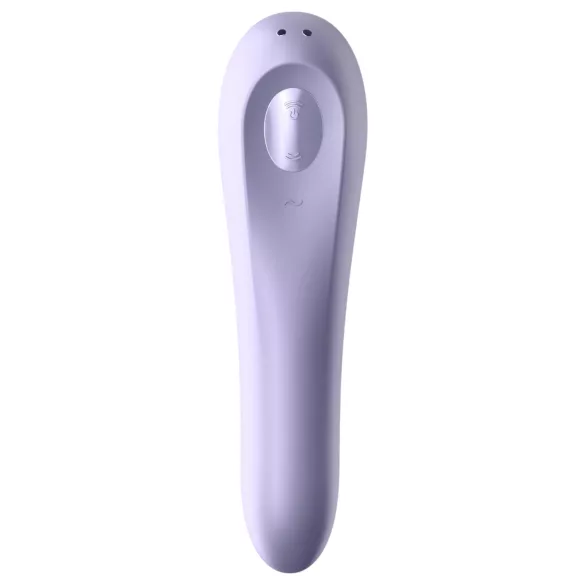 Satisfyer Dual Pleasure - lufttryksvibrator med vibration - lilla