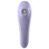 Satisfyer Dual Pleasure - lufttryksvibrator med vibration - lilla