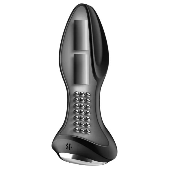 Satisfyer - analvibrator med perler - sort