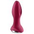 Satisfyer Rotator Plug 2 - genopladelig erotisk perle-analvibrator (rød)