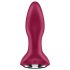 Satisfyer Rotator Plug 2 - genopladelig erotisk perle-analvibrator (rød)