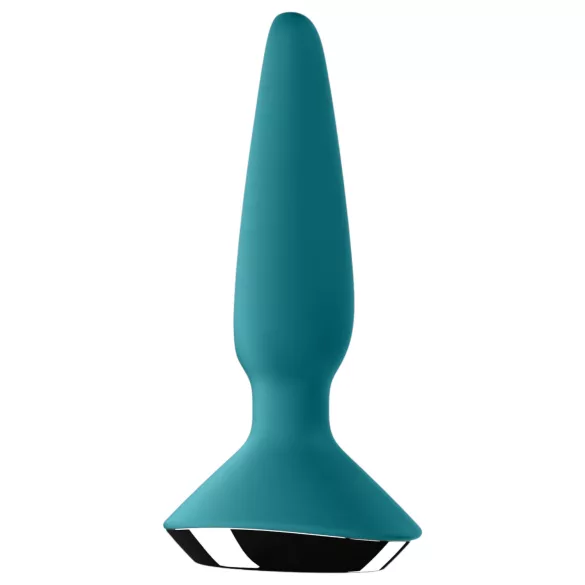 Satisfyer Plug-ilicious 1 - App-styret analvibrator (grøn)