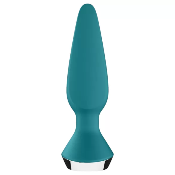 Satisfyer Plug-ilicious 1 - App-styret analvibrator (grøn)