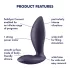Satisfyer - analvibrator med appstyring - lilla