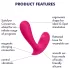 Satisfyer Top Secret - app-styret vibrator (pink)