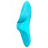 Satisfyer Teaser - genopladelig vandtæt finger-vibrator (turkis)