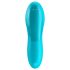 Satisfyer Teaser - genopladelig vandtæt finger-vibrator (turkis)
