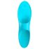 Satisfyer Teaser - genopladelig vandtæt finger-vibrator (turkis)