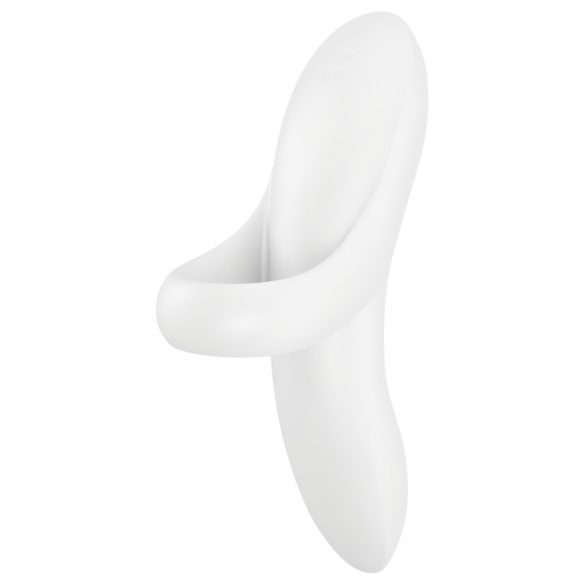 Satisfyer Bold Lover - fingervibrator - genopladelig, vandtæt - hvid
