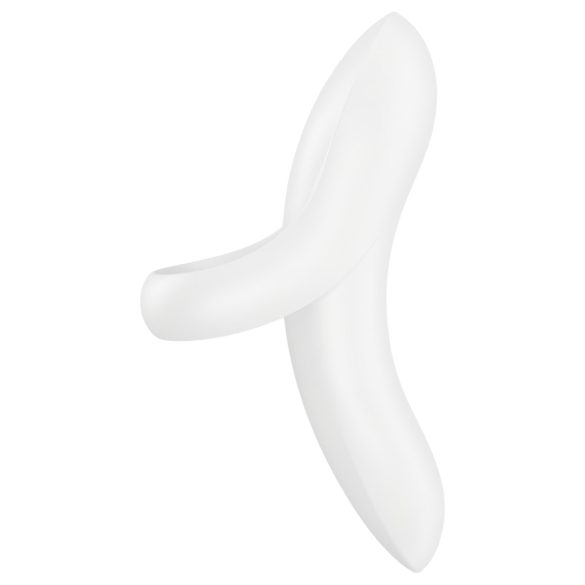 Satisfyer Bold Lover - fingervibrator - genopladelig, vandtæt - hvid