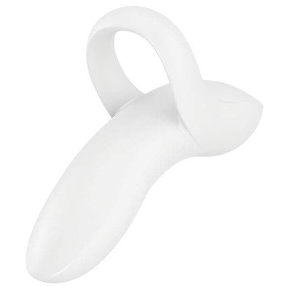 Satisfyer Bold Lover - fingervibrator - genopladelig, vandtæt - hvid