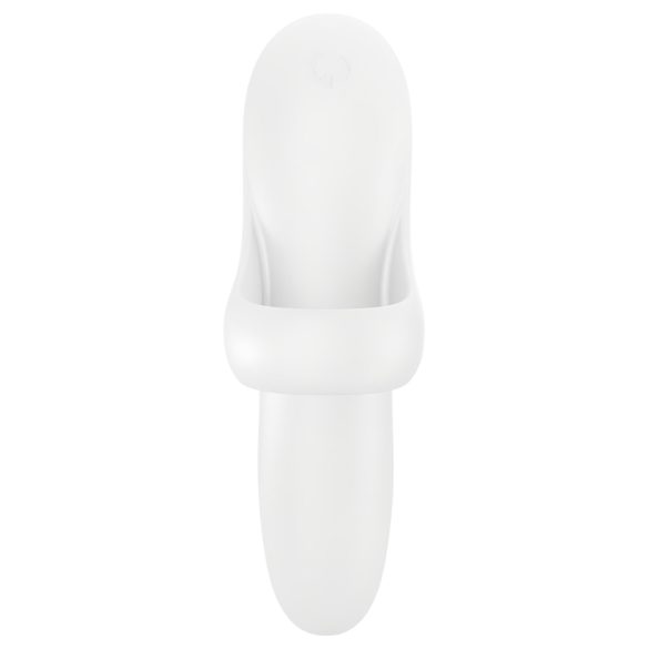 Satisfyer Bold Lover - fingervibrator - genopladelig, vandtæt - hvid
