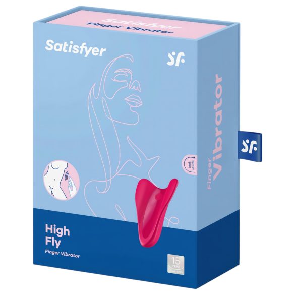 Satisfyer High Fly - klitorisvibrator - genopladelig og vandtæt - pink