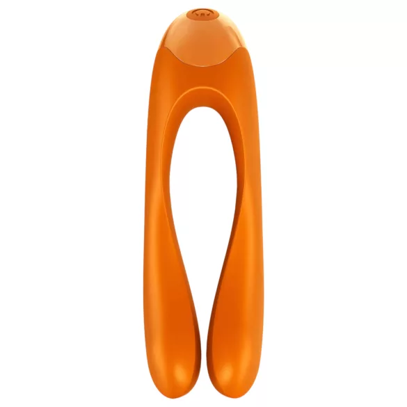 Satisfyer Candy Cane - vibrator med to arme - genopladelig vandtæt - orange