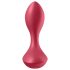 Satisfyer - analvibrator - genopladelig vandtæt - rød
