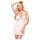 Penthouse Sweet & Spicy - halterneck blonde sæt (hvid) - M/L