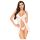 Penthouse - babydoll med g-streng - gennemsigtig - hvid - L/XL