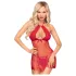 Penthouse - babydoll med blonde og g-streng - rød - L/XL