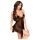 Penthouse Sweet Beast - babydoll sæt - blonde - sort