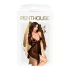 Penthouse Sweet Beast - babydoll sæt - blonde - sort - L/XL