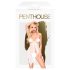 Penthouse Sweet Beast - Roset Babydoll Sæt (Hvid) - M/L