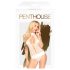 Penthouse Perfect Lover - body med halsbånd - hvid - L/XL