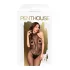 Penthouse First Lady - åbent blonde catsuit - sort - XL