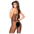 Penthouse Drop-Dead - netstribet åben bodystocking - sort