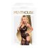 Penthouse Hottie - lingeriesæt - blonde og stropper - sort