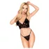 Penthouse Double Spice - bh-sæt - blonde - sort - M/L