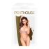 Penthouse Double Spice - blondeværk bh-sæt (nude) - M/L