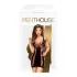 Penthouse Juicy Poison - minikjole med stropper - sort - XL