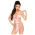Penthouse Midnight Mirage - satin morgenkåbe og g‑strengetrusse (pink) - XL