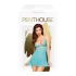 Penthouse - babydoll med g-streng - blonde - turkis