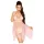 Penthouse - blonde babydoll med g-streng - pink - L/XL