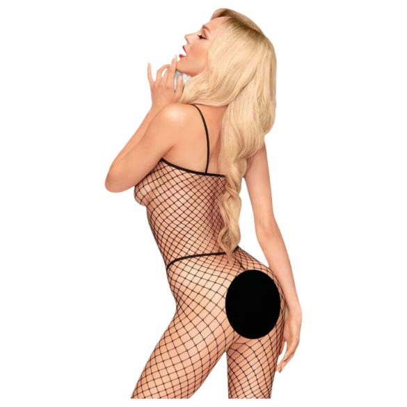 Penthouse Body Search - åben netcatsuit (sort) - XL