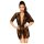 Penthouse Sweet Retreat - blonde kimono og g-streng (sort) - XL