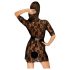 Penthouse Sweet Retreat - blonde kimono og g-streng (sort) - XL