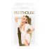 Penthouse Hypnotic Power - blonde kimono og g-streng (hvid) - XL