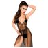 Penthouse Best Forplay - blonde bodysuit med tylsjal (sort) - M/L