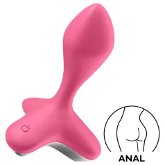 Satisfyer - analvibrator med genopladeligt batteri - pink