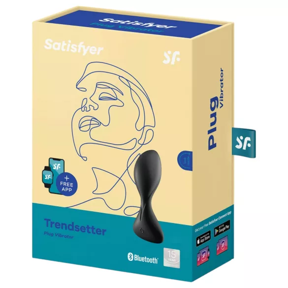 Satisfyer Trendsetter - app-styret analvibrator (sort)